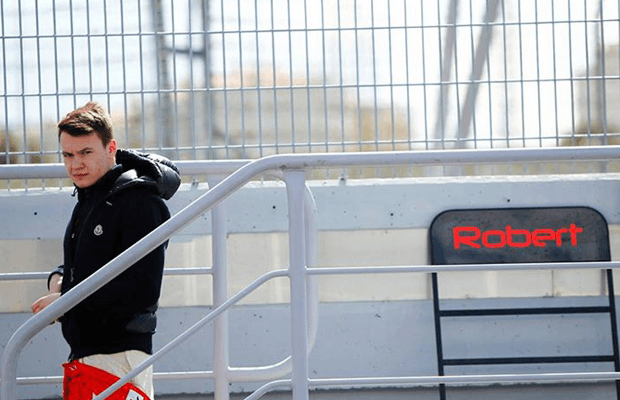 Robert Vișoiu alături de Sirotkin în GP2
